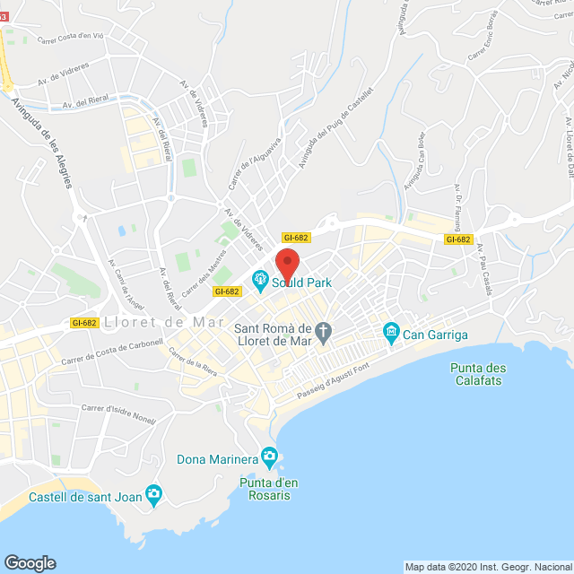 A nossa localização